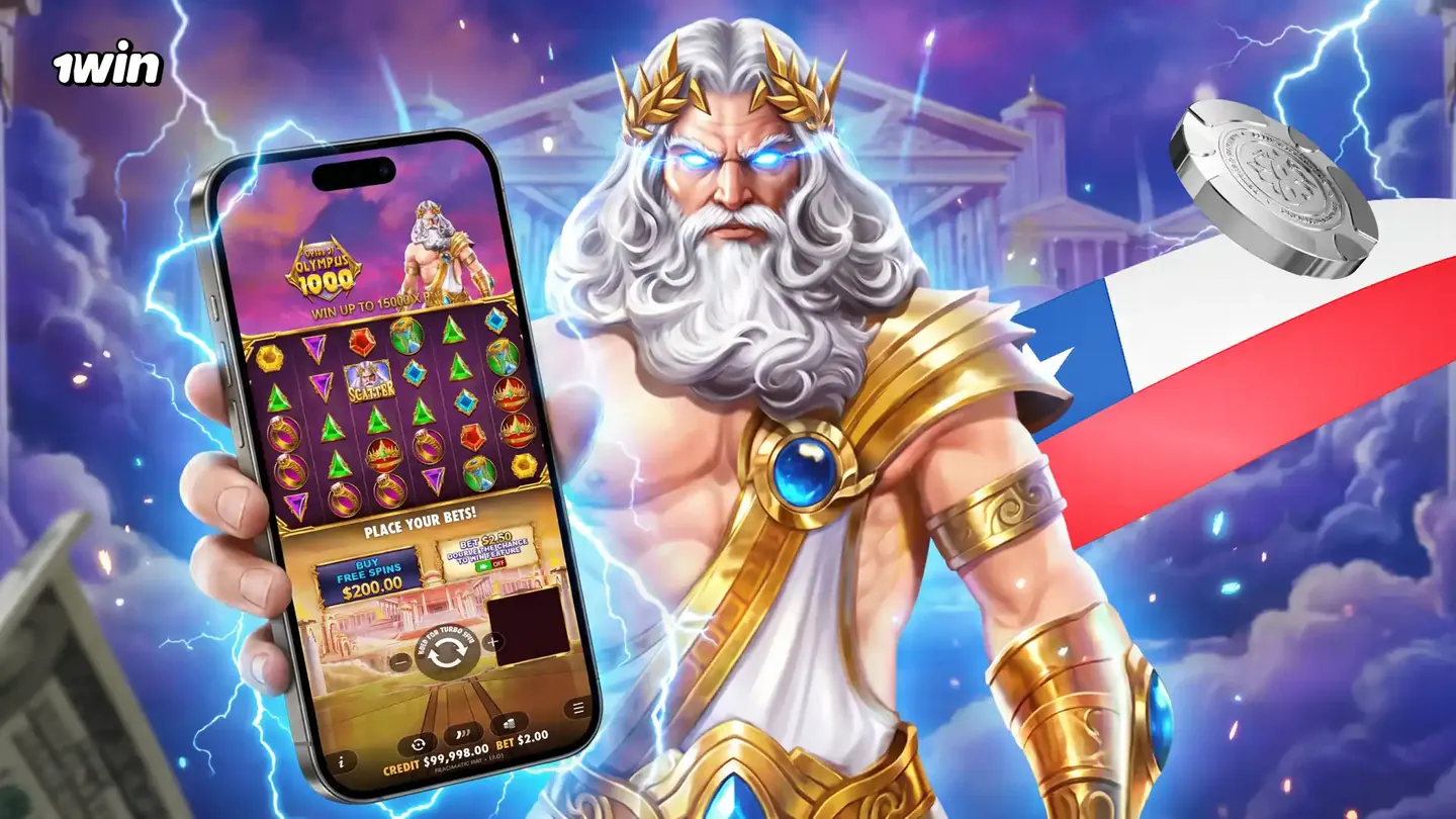 Gates of Olympus en el catálogo oficial de 1win